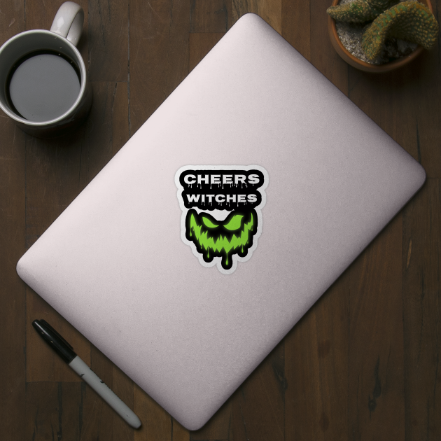 Cheers Witches Shirt Halloween Party Joke by JustPick
